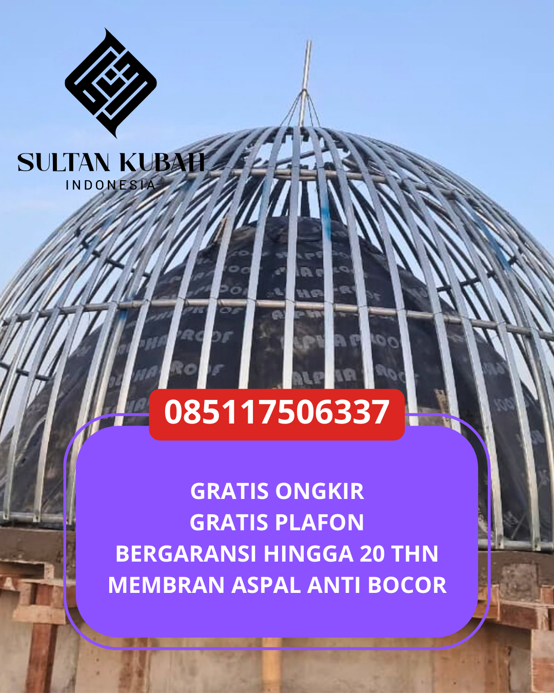 PABRIK KUBAH MASJID MODERN DI KEC. TANAH ABANG, KOTA JAKARTA PUSAT (WA: 085117506337)