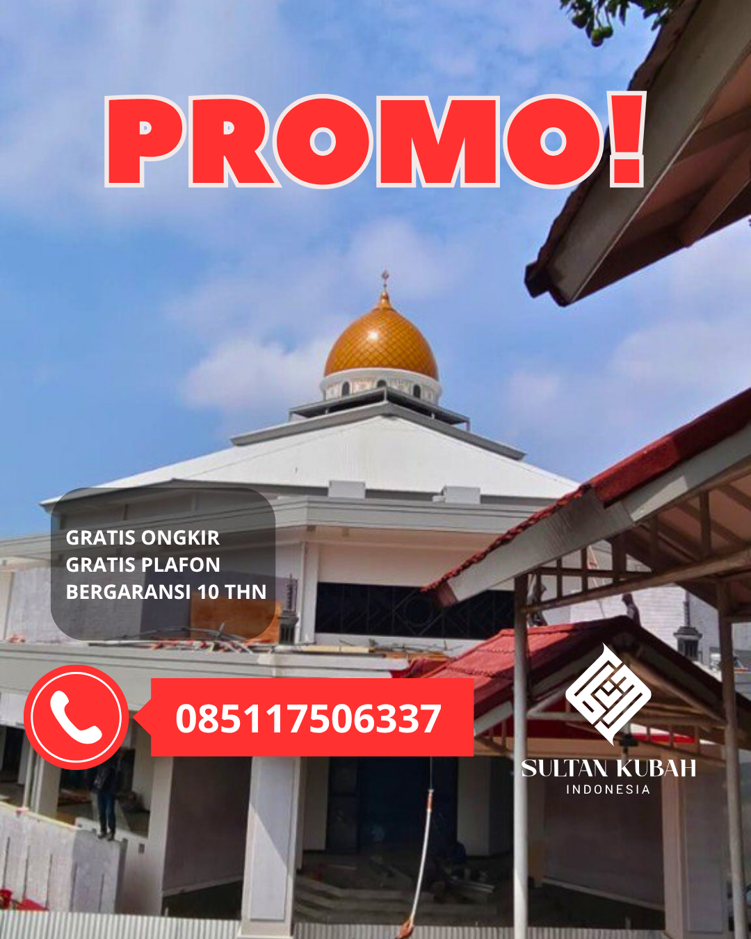PRODUSEN KUBAH MASJID EKSKLUSIF DI KEC. BLIMBING, KOTA MALANG (WA: 085117506337)