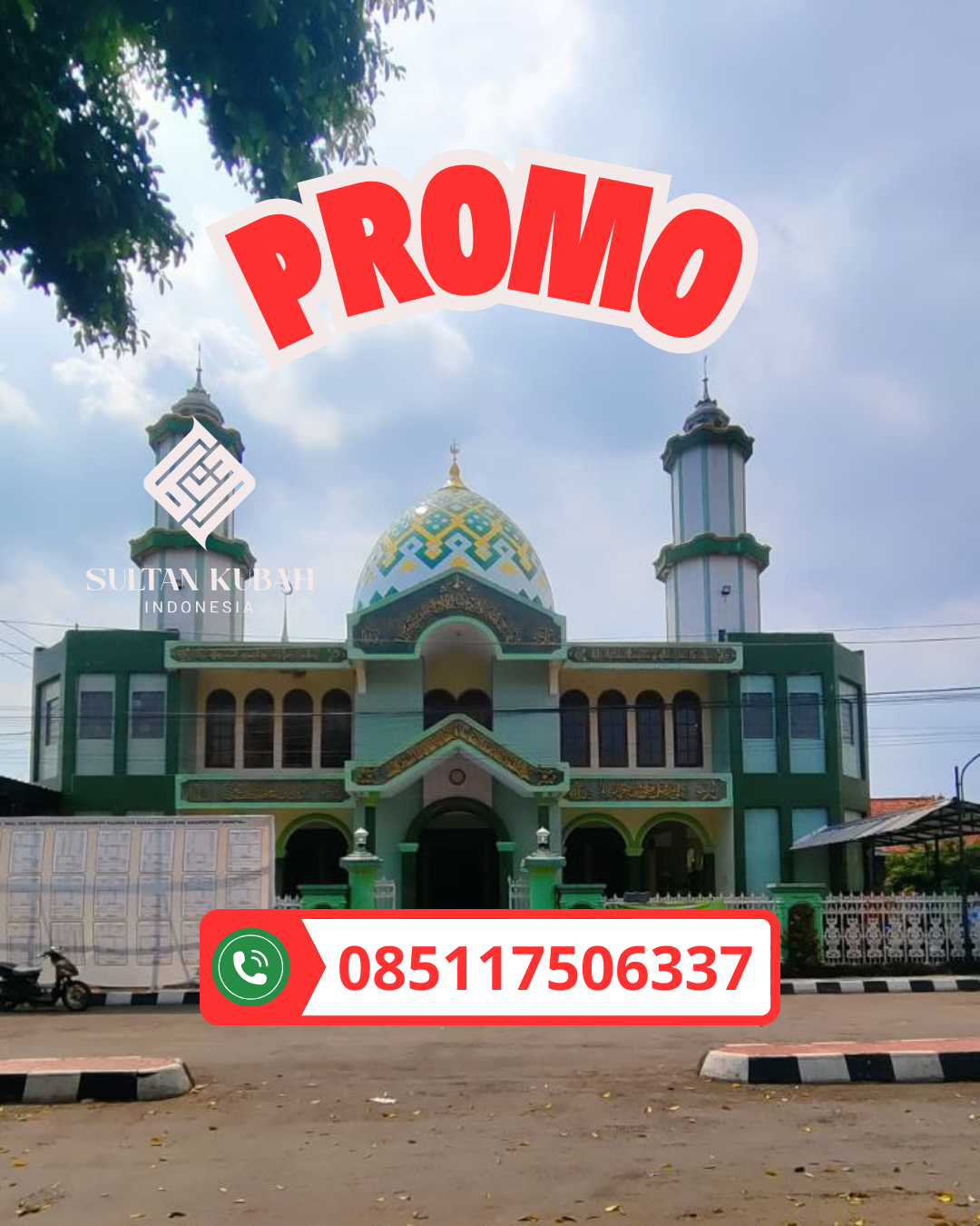 SPESIALIS KUBAH MASJID GRC GARANSI RESMI DI KEC. SIMPANG RAYA, KAB. BANGGAI (WA: 085117506337)