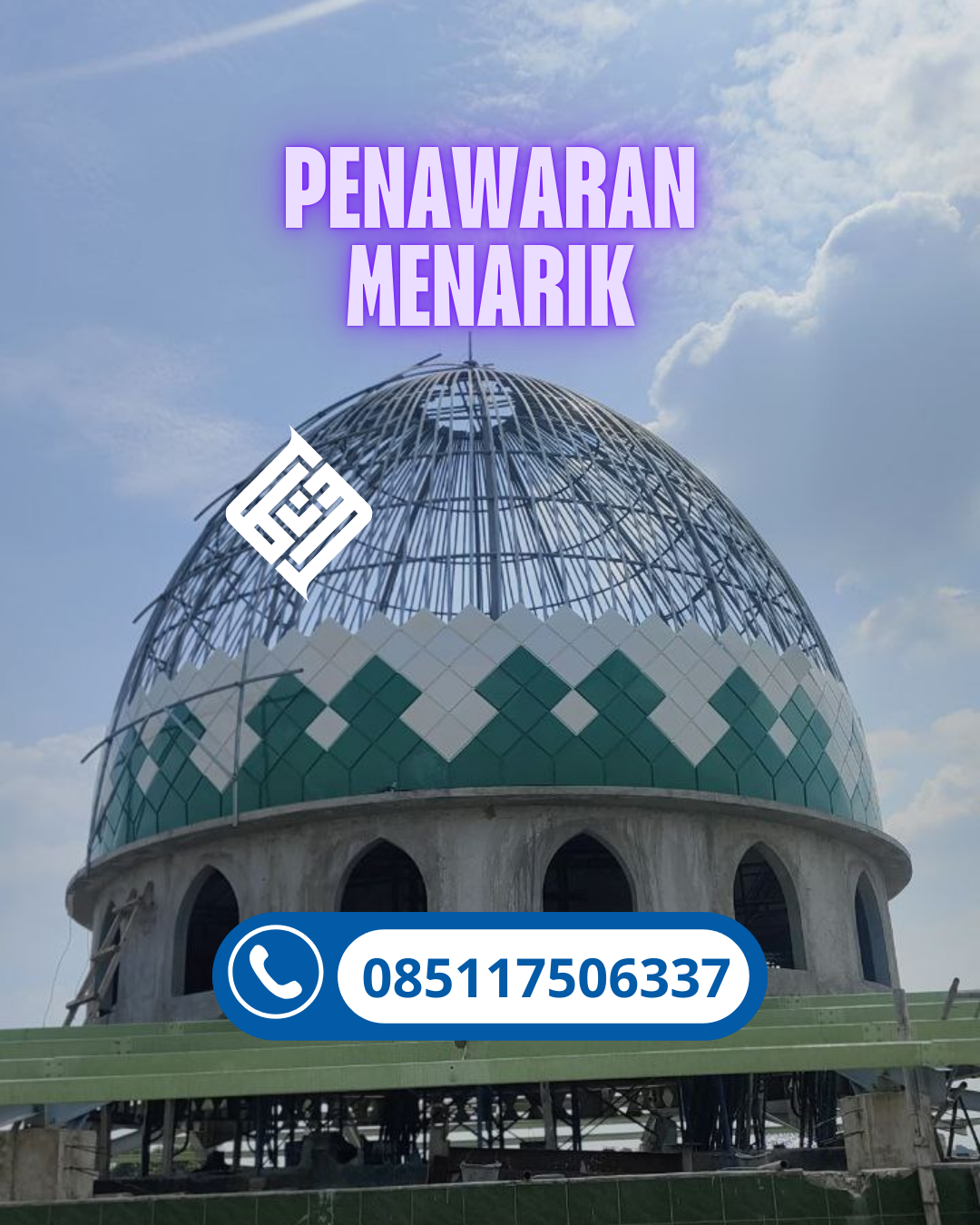 PUSAT KUBAH MASJID BERKUALITAS DI KEC. ARALLE, KABUPATEN MAMASA (WA: 085117506337)