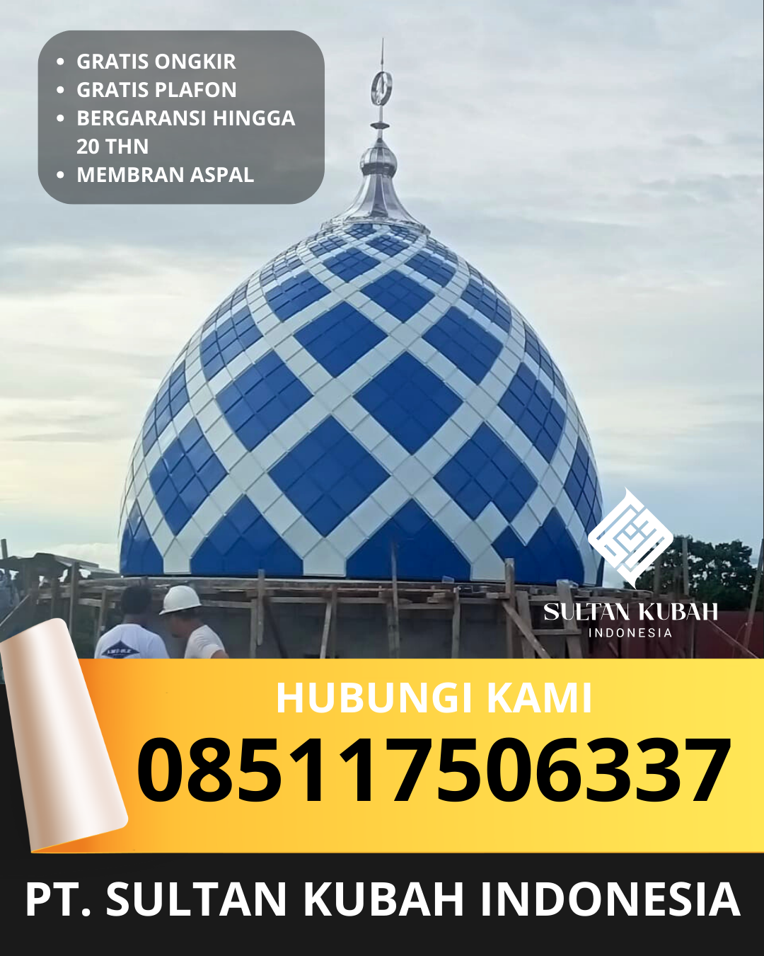 PUSAT KUBAH MASJID BERKUALITAS DI KEC. JATIASIH, KOTA BEKASI (WA: 085117506337)