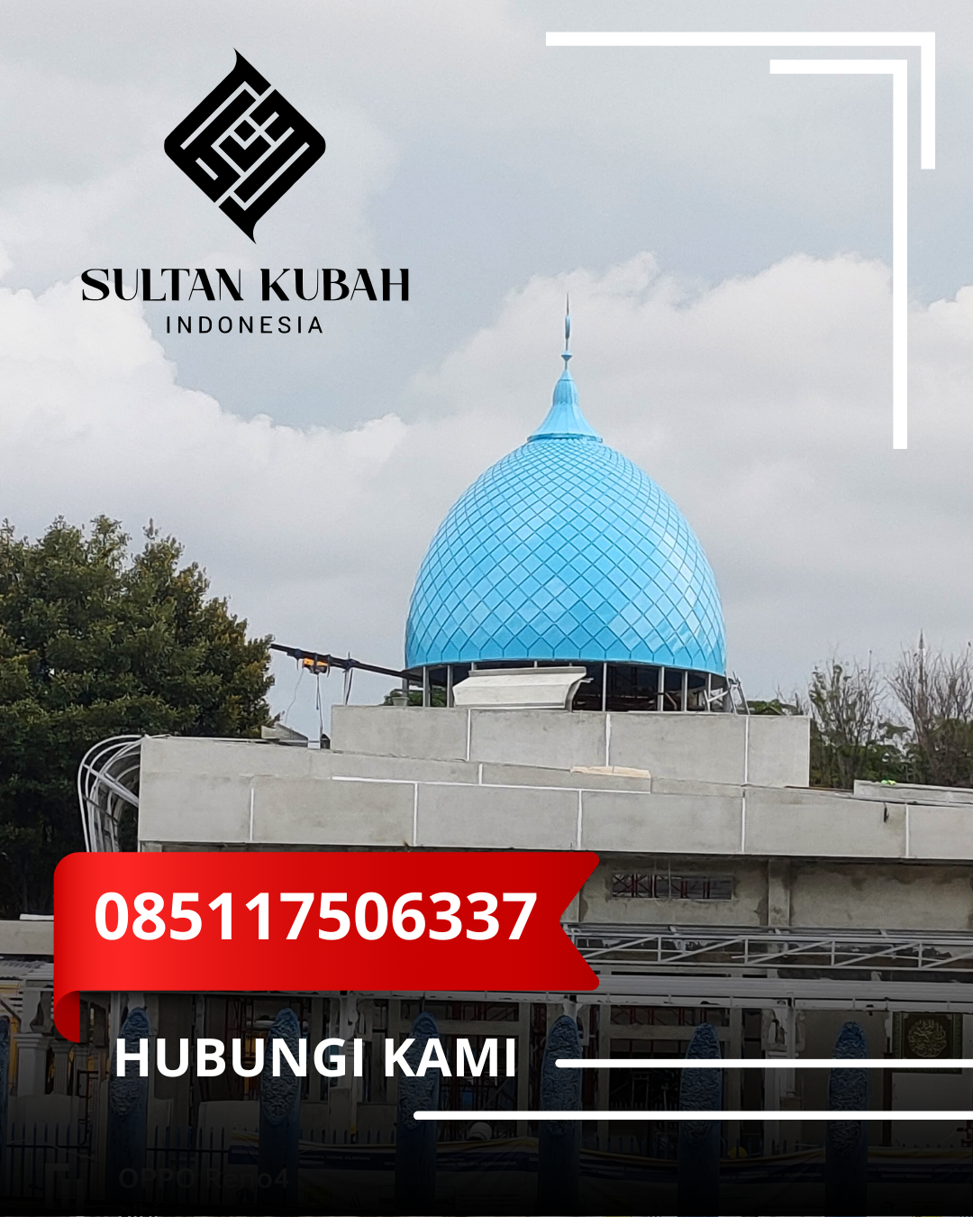 JUAL KUBAH MASJID PREMIUM DI KEC. FAKFAK TIMUR, KAB. FAKFAK, PAPBAR (WA: 085117506337)