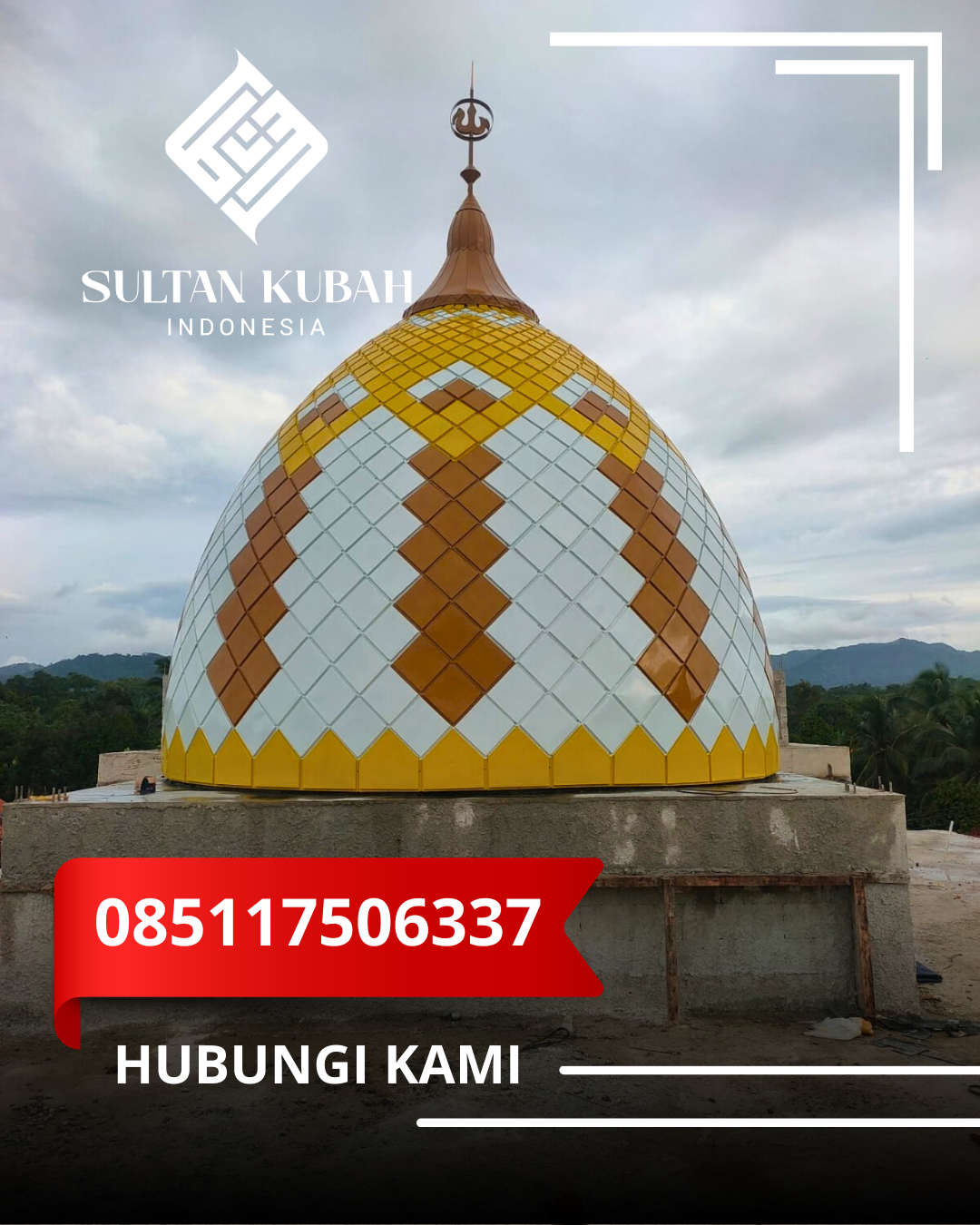 SPESIALIS KUBAH MASJID GARANSI RESMI DI KEC. LEMBANG, KAB. BANDUNG BARAT, JAWA BARAT (WA: 085117506337)