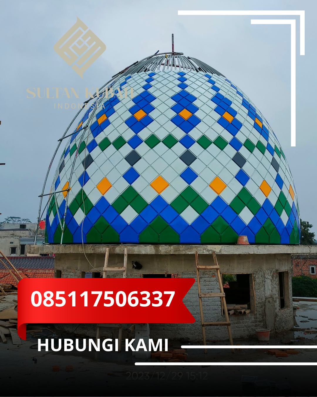 KUBAH MASJID HARGA TERJANGKAU DI KEC. BANJARMASIN SELATAN, KOTA BANJARMASIN, KALIMANTAN SELATAN (WA: 085117506337)