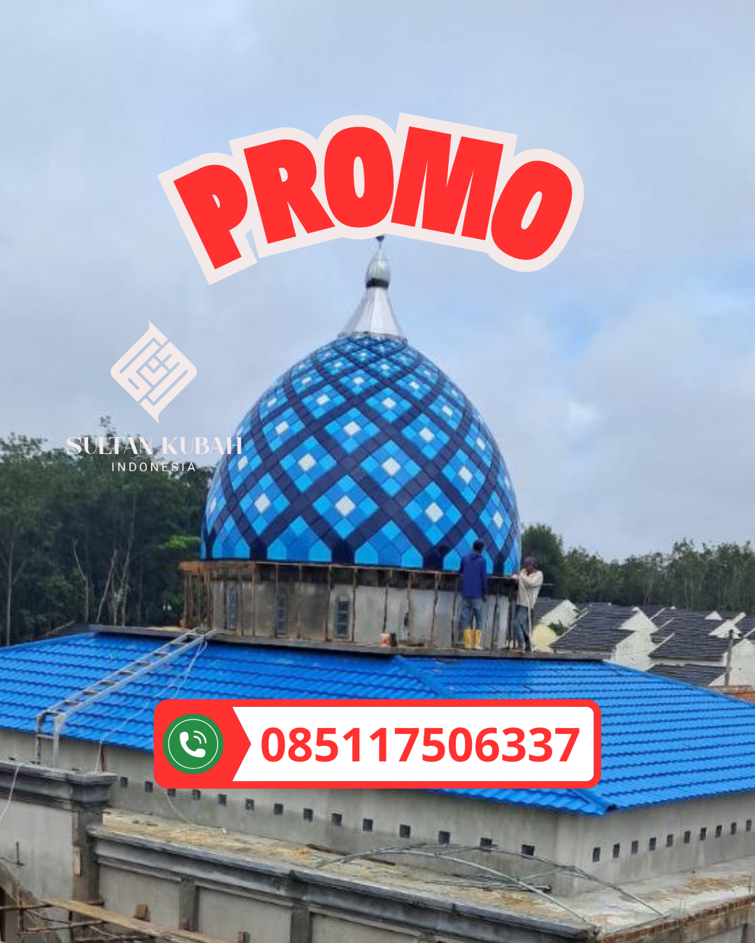 PABRIK KUBAH MASJID MODERN DI KEC. MARE, KABUPATEN BONE (WA: 085117506337)