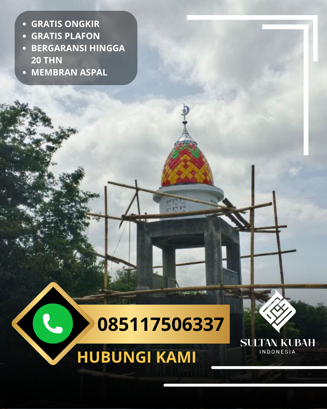 PUSAT KUBAH MASJID BERKUALITAS DI KABUPATEN SAMPANG, MADURA, JAWA TIMUR (WA: 085117506337)