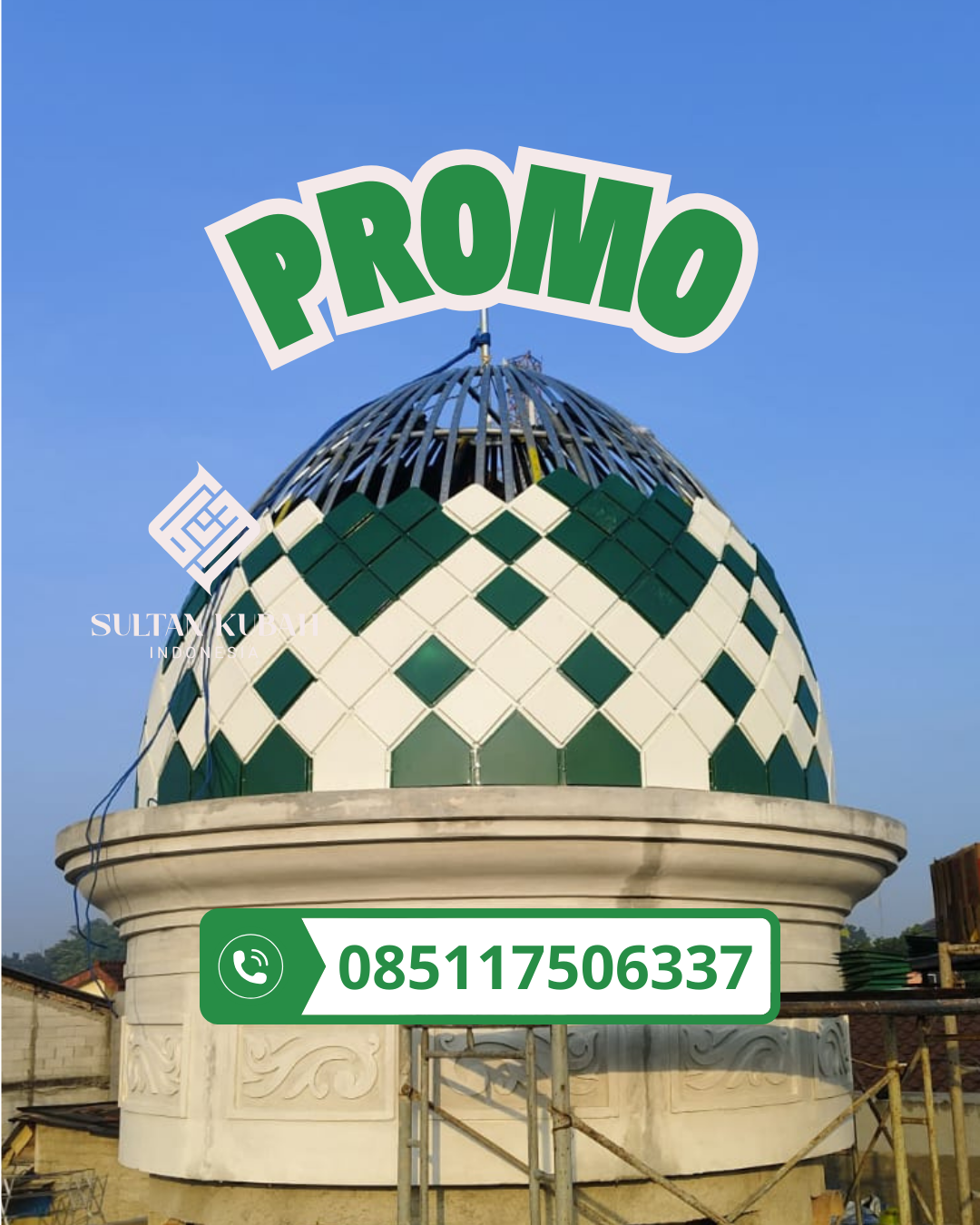 PABRIK KUBAH MASJID MODERN DI KEC. PONTIANAK UTARA, KOTA PONTIANAK (WA: 085117506337)
