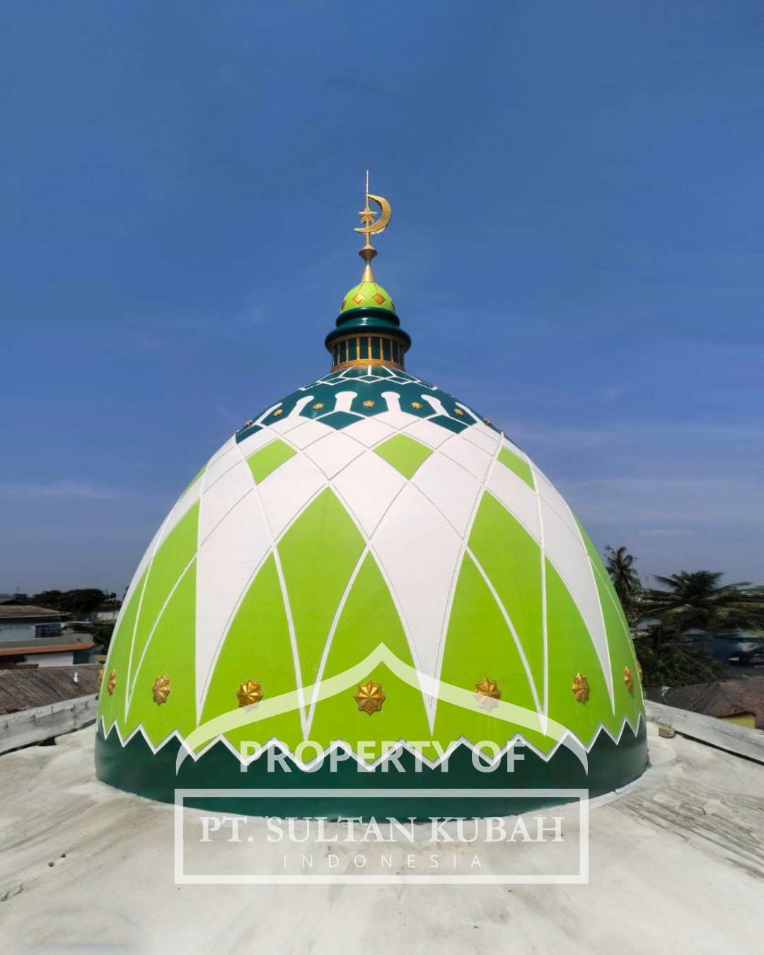 KUBAH MASJID EKSKLUSIF DI KEC. TAMALANREA, KOTA MAKASSAR, SULAWESI SELATAN (WA: 085117506337)