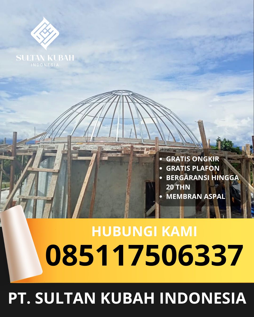 PRODUSEN KUBAH MASJID EKSKLUSIF DI KEC. JAKARTA TIMUR, KOTA JAKARTA TIMUR (WA: 085117506337)