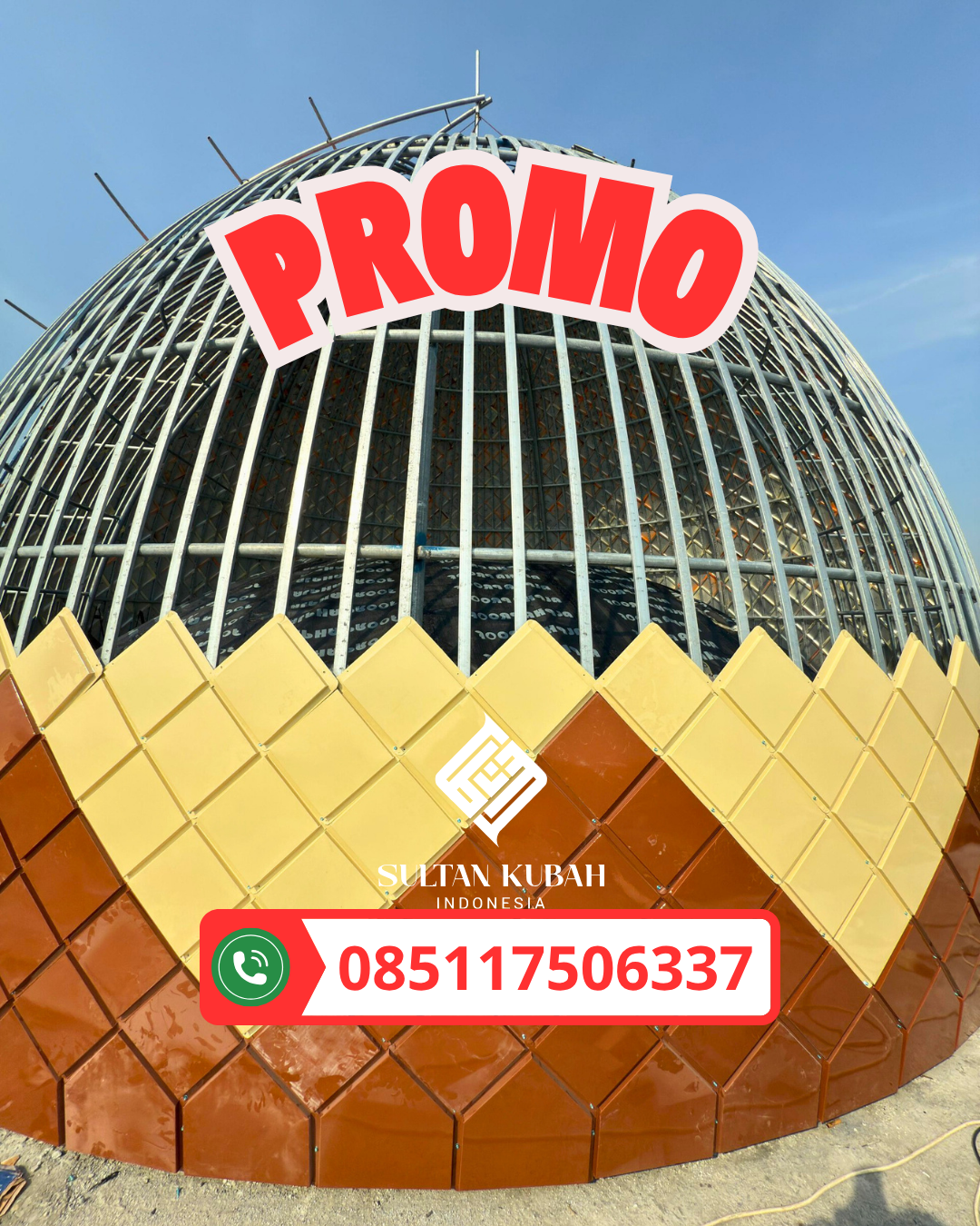 SPESIALIS KUBAH MASJID GARANSI RESMI DI KEC. CIMENYAN, KABUPATEN BANDUNG (WA: 085117506337)