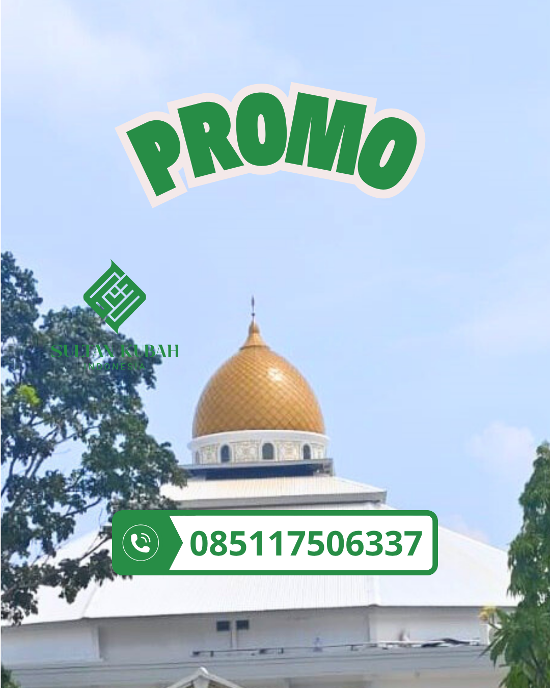 PABRIK KUBAH MASJID MODERN DI KEC. CIBINONG, KABUPATEN BOGOR (WA: 085117506337)