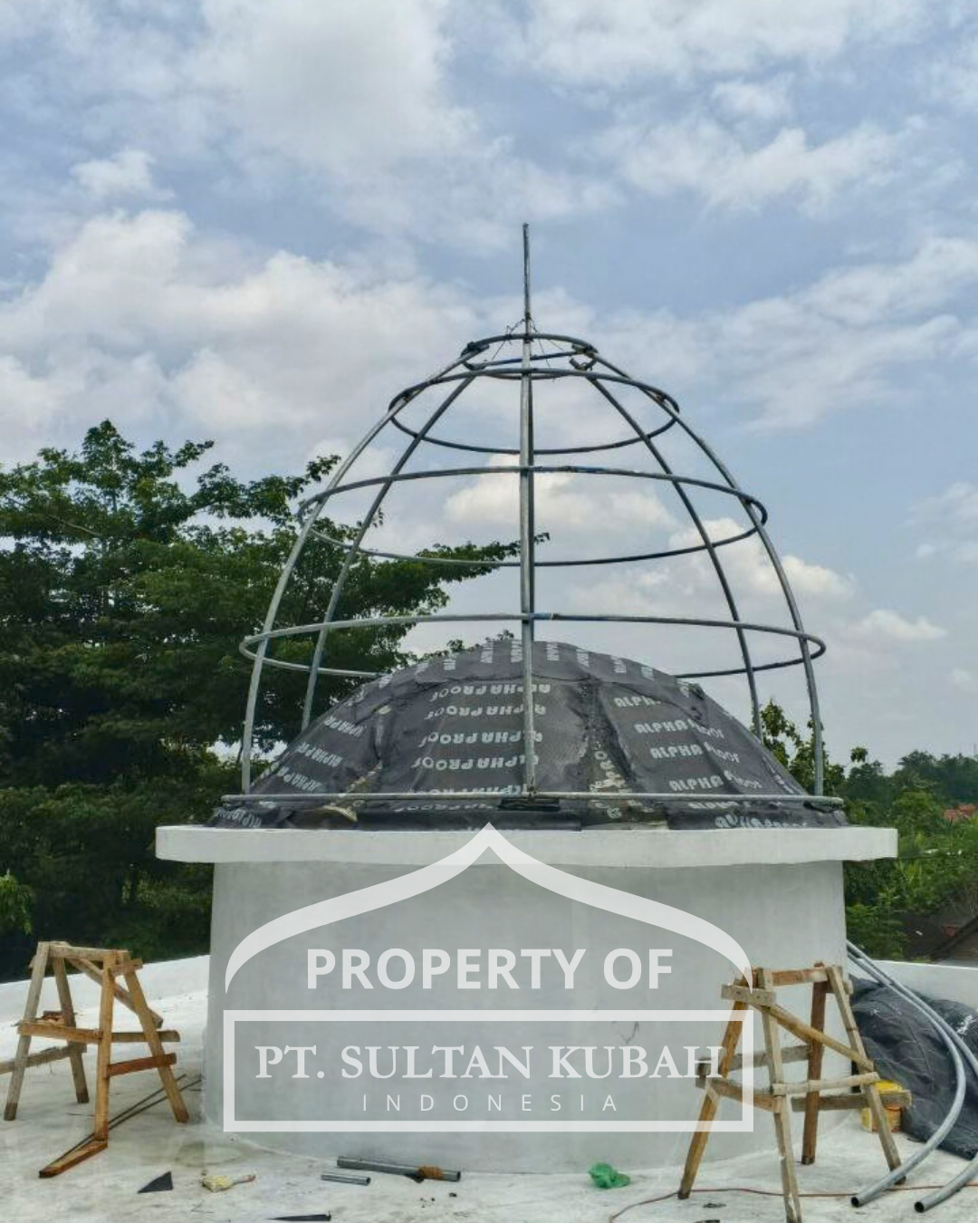 PABRIK KUBAH MASJID MODERN DI KOTA MAMUJU, SULAWESI BARAT (WA: 085117506337)