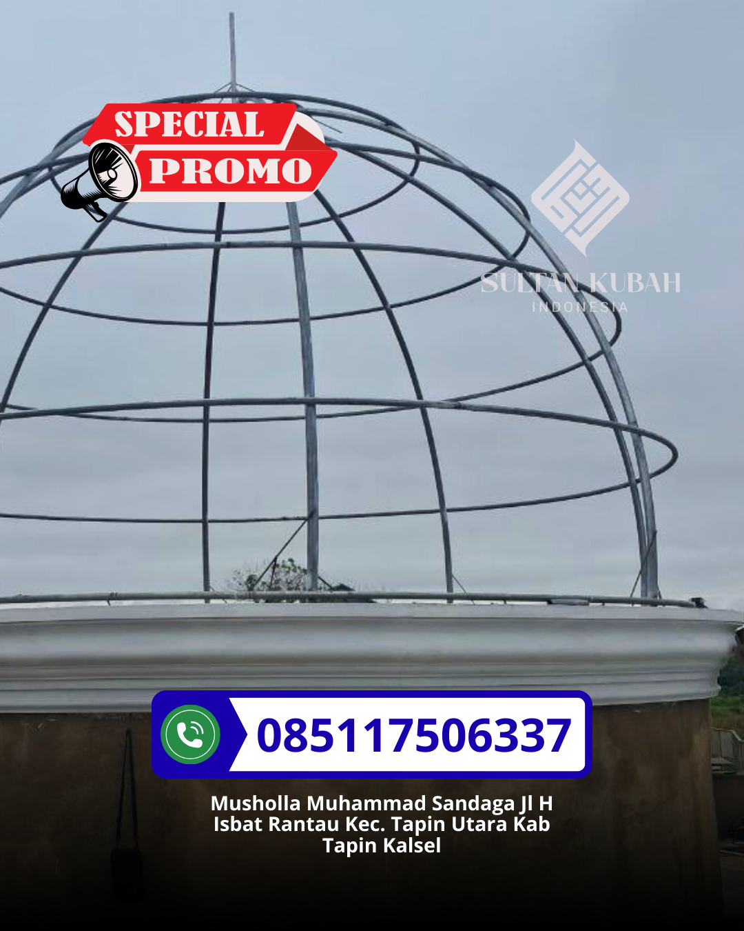 KUBAH MASJID HARGA TERJANGKAU DI KEC. JATIUWUNG, KOTA TANGERANG (WA: 085117506337)