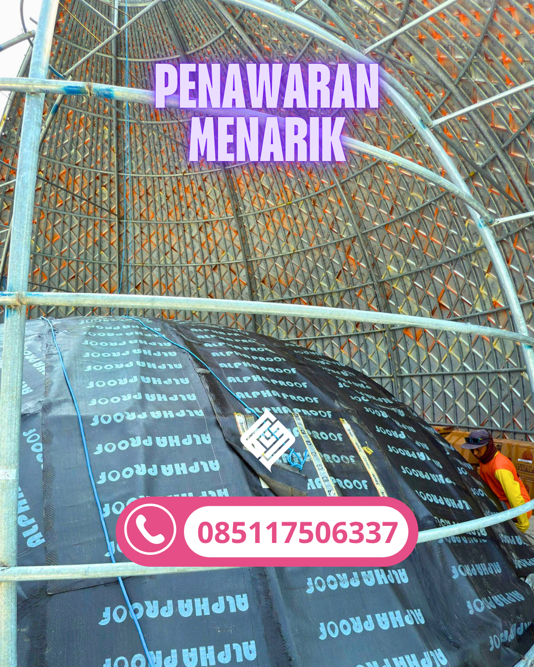 JUAL KUBAH MASJID GALVALUM PREMIUM DI KEC. PUTUSSIBAU SELATAN, KAB. KAPUAS HULU (WA: 085117506337)