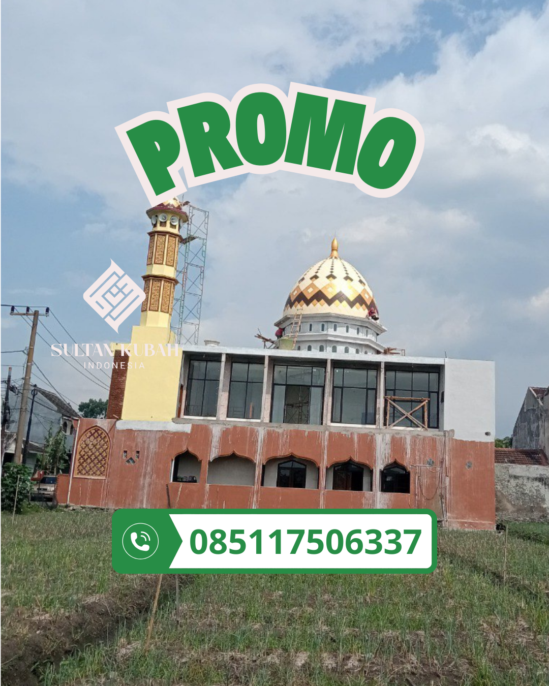 KUBAH MASJID GRC HARGA TERJANGKAU DI KEC. JENEPONTO, KAB. JENEPONTO (WA: 085117506337)