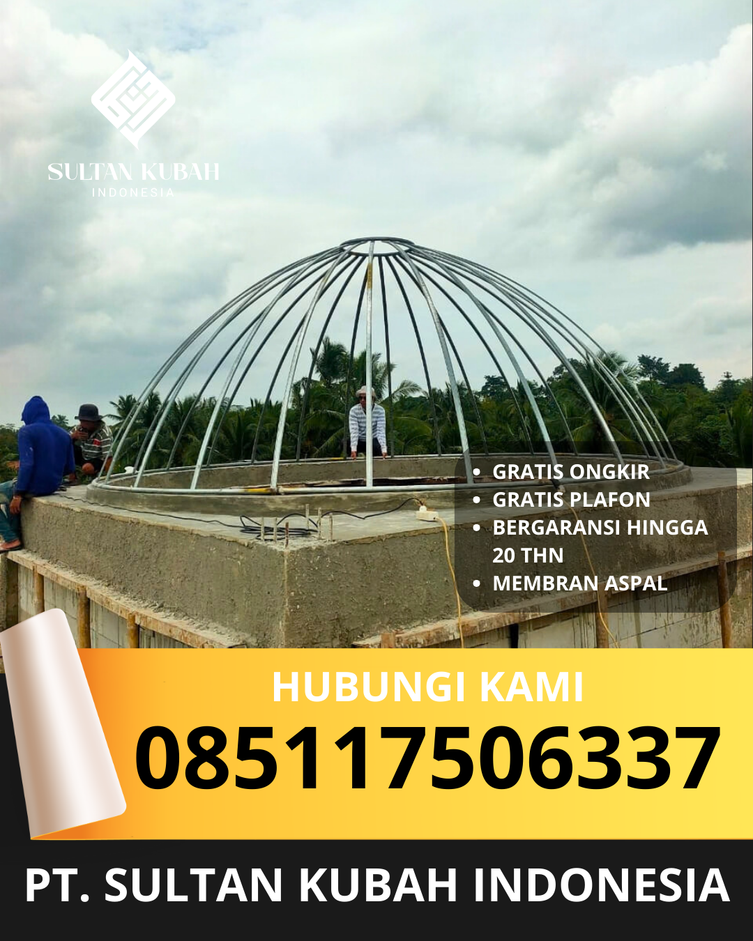 PABRIK KUBAH MASJID MODERN DI KEC. KASEMEN, KOTA SERANG, BANTEN (WA: 085117506337)