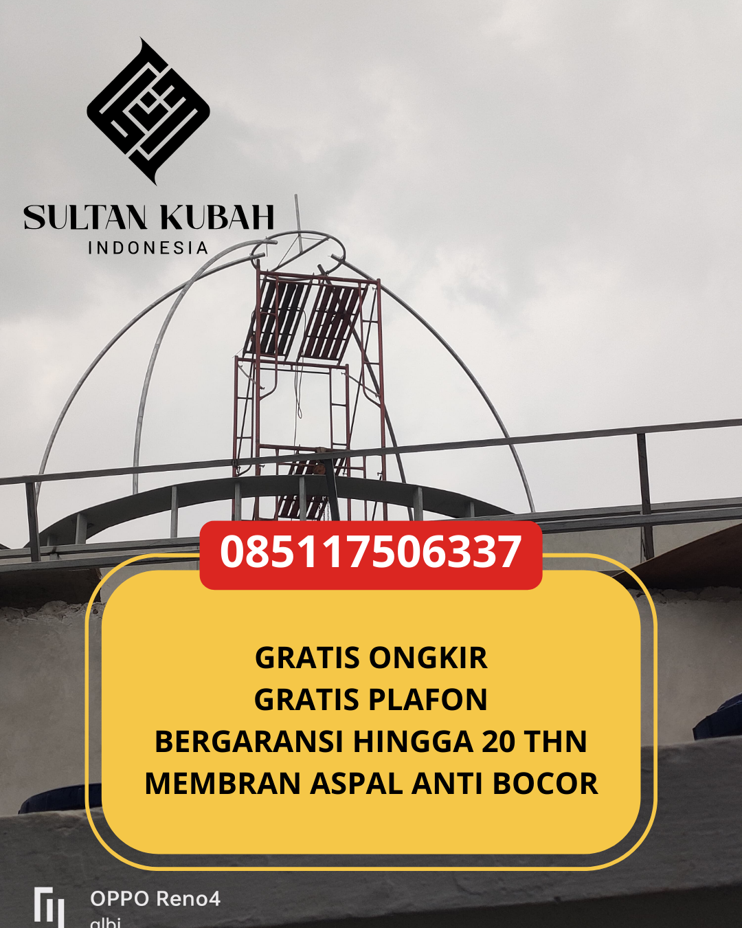JUAL KUBAH MASJID PREMIUM DI KEC. TELANAIPURA, KOTA JAMBI, JAMBI (WA: 085117506337)