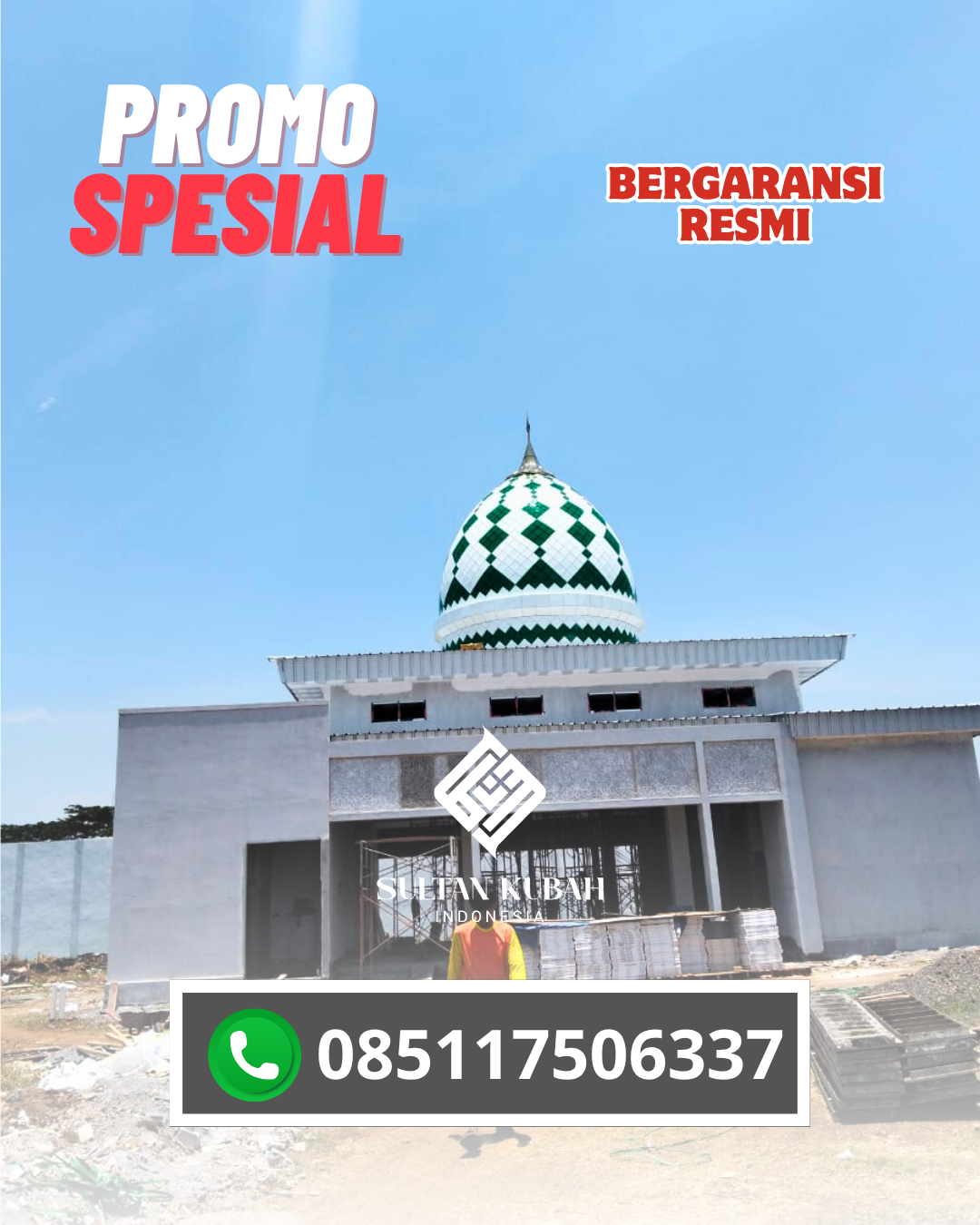 JUAL KUBAH MASJID PREMIUM DI KEC. ERIS, KABUPATEN MINAHASA (WA: 085117506337)