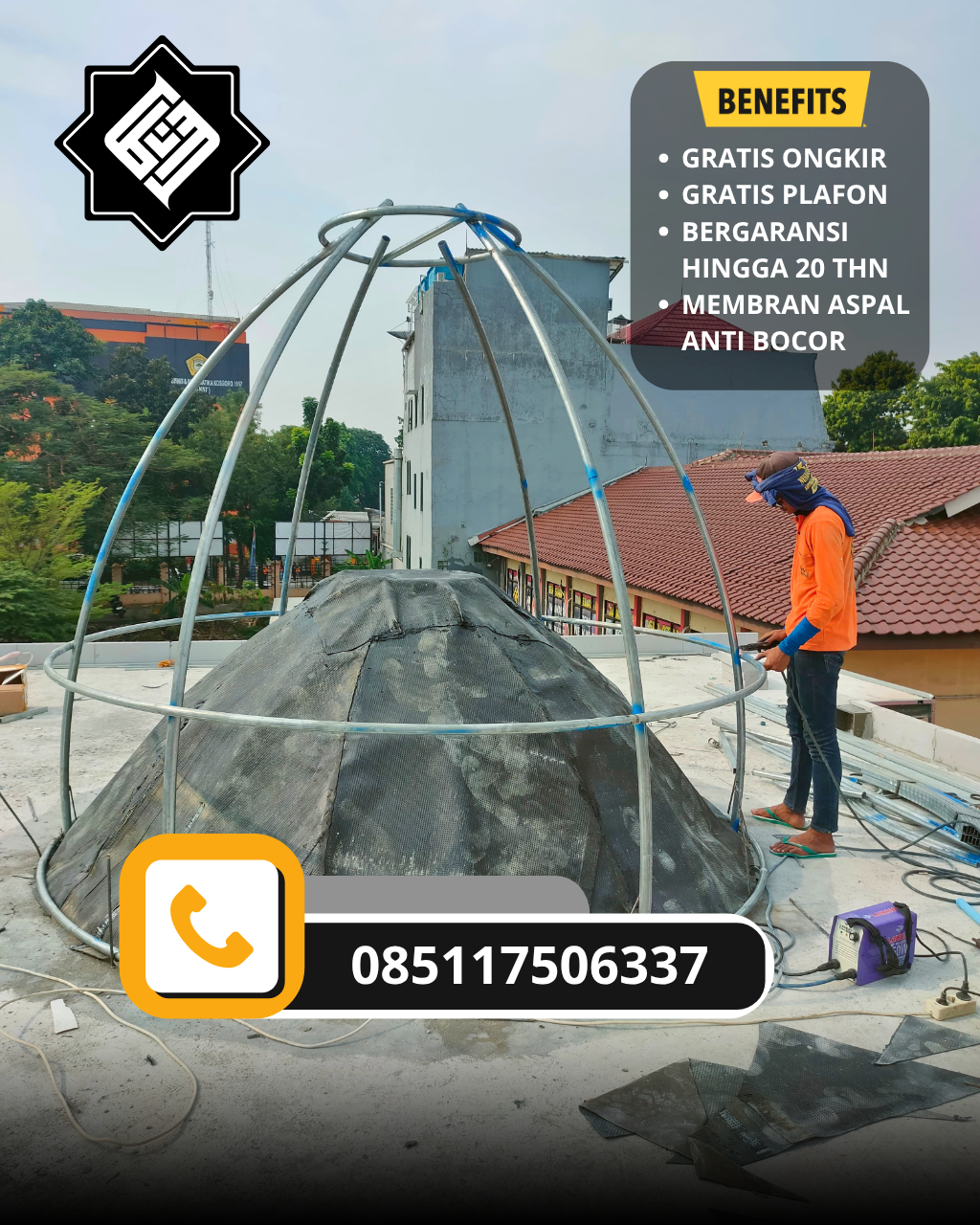 PRODUSEN KUBAH MASJID EKSKLUSIF DI KEC PAMEKASAN, KAB PAMEKASAN, JATIM (WA: 085117506337)