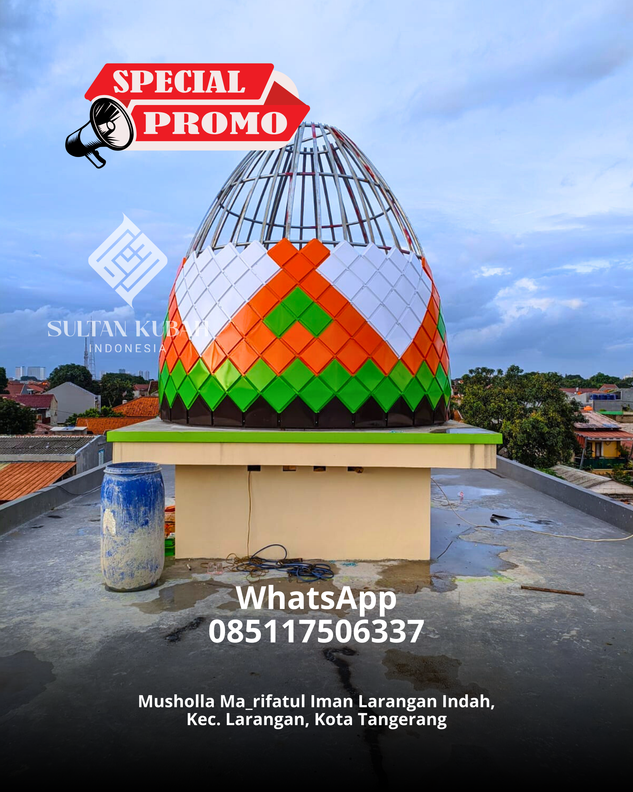 PRODUSEN KUBAH MASJID EKSKLUSIF DI KEC. UNAAHA, KABUPATEN KONAWE (WA: 085117506337)
