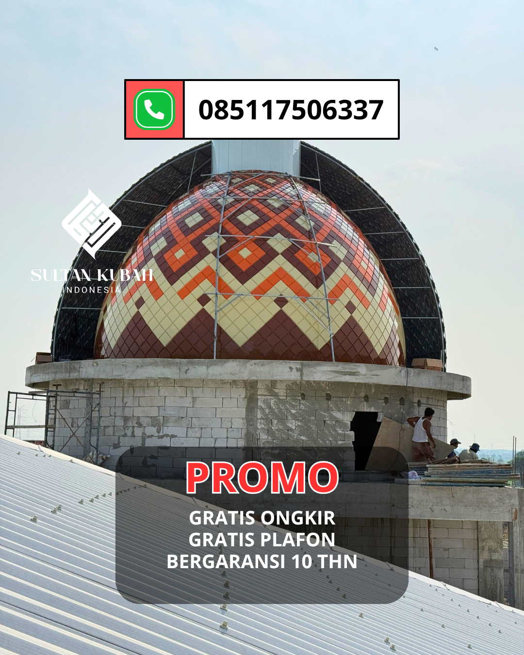 SPESIALIS KUBAH MASJID GARANSI RESMI DI KEC. LIMBANGAN, KABUPATEN GARUT (WA: 085117506337)
