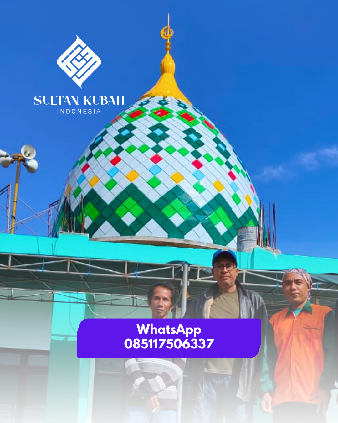 IALIS KUBAH MASJID GALVALUM GARANSI RESMI DI KEC. CILANDAK, KOTA JAKARTA SELATAN (WA: 085117506337)