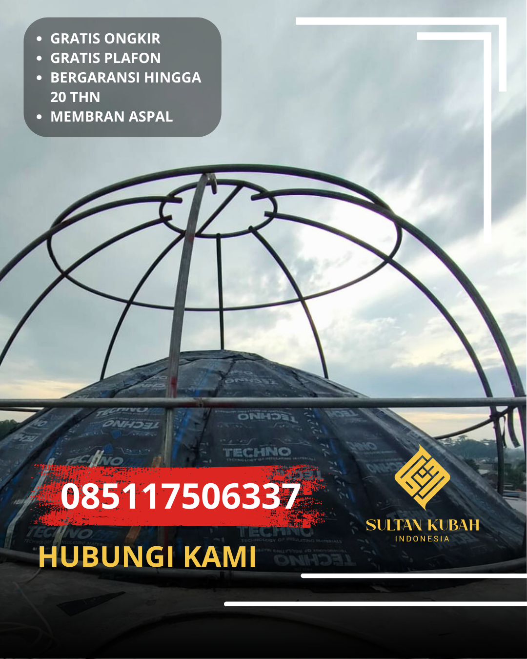 PUSAT KUBAH MASJID GALVALUM BERKUALITAS DI KEC. PAMEKASAN KOTA, KAB. PAMEKASAN (WA: 085117506337)