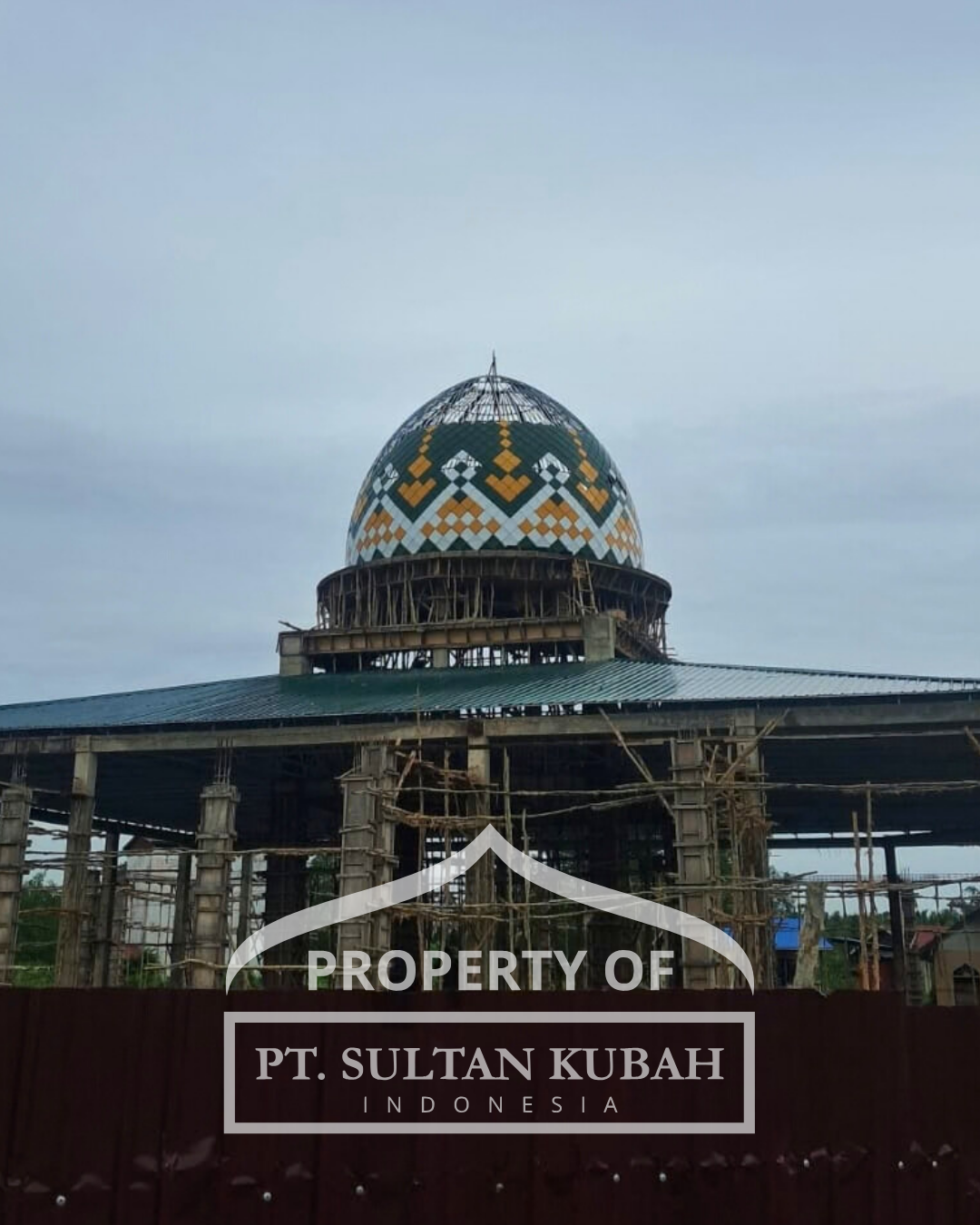 KUBAH MASJID DESAIN ELEGAN DI KABUPATEN MAJALENGKA, JAWA BARAT (WA: 085117506337)