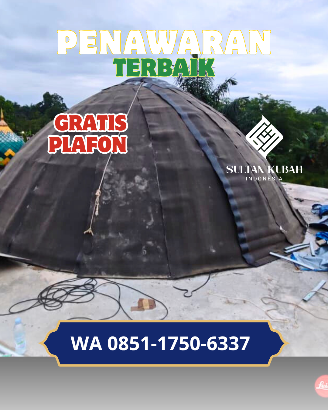 JUAL KUBAH MASJID TAHAN LAMA DI KEC. CIBIRU, KOTA BANDUNG (WA: 085117506337)