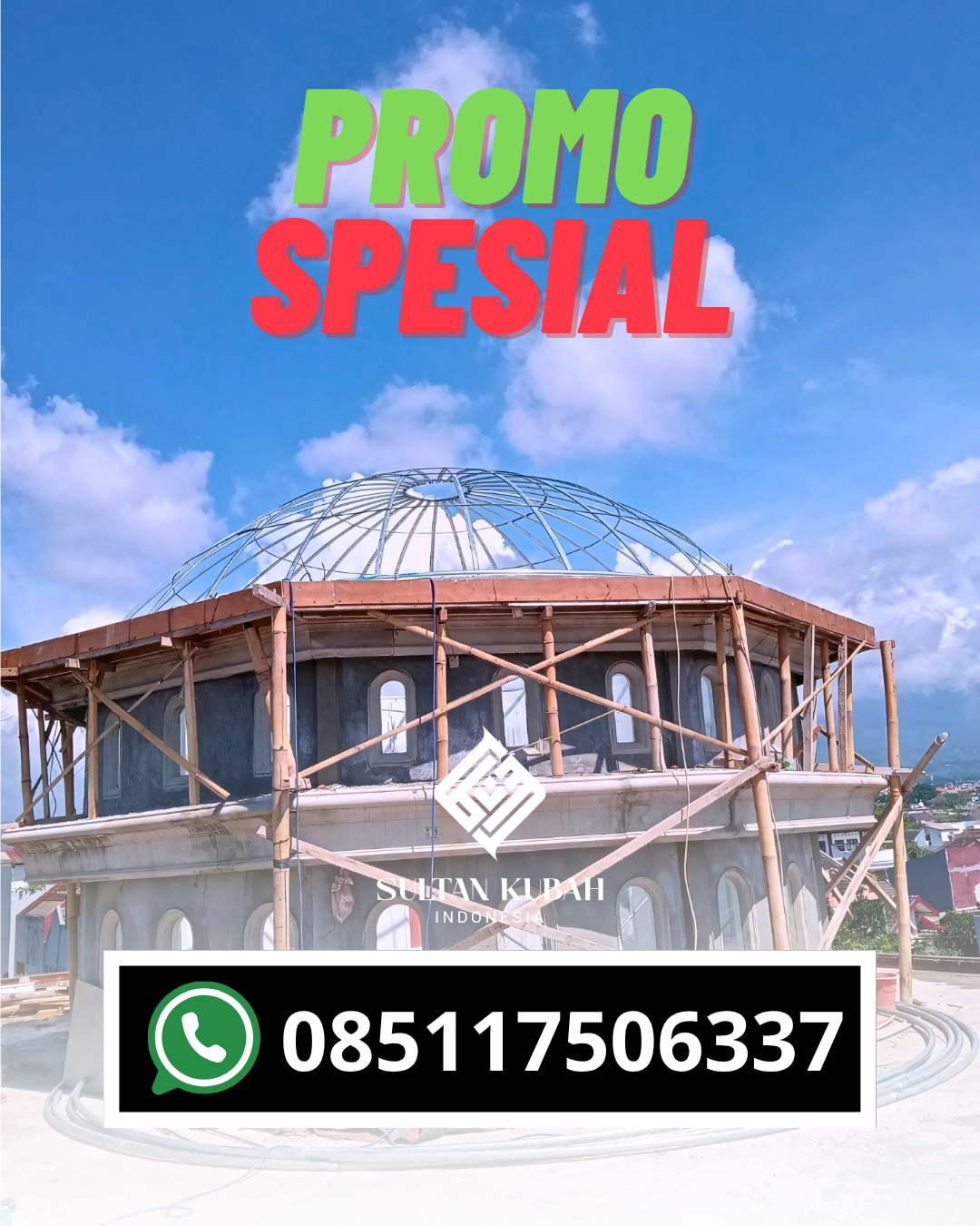 JUAL KUBAH MASJID GALVALUM PREMIUM DI KEC. KUPANG TENGAH, KABUPATEN KUPANG (WA: 085117506337)