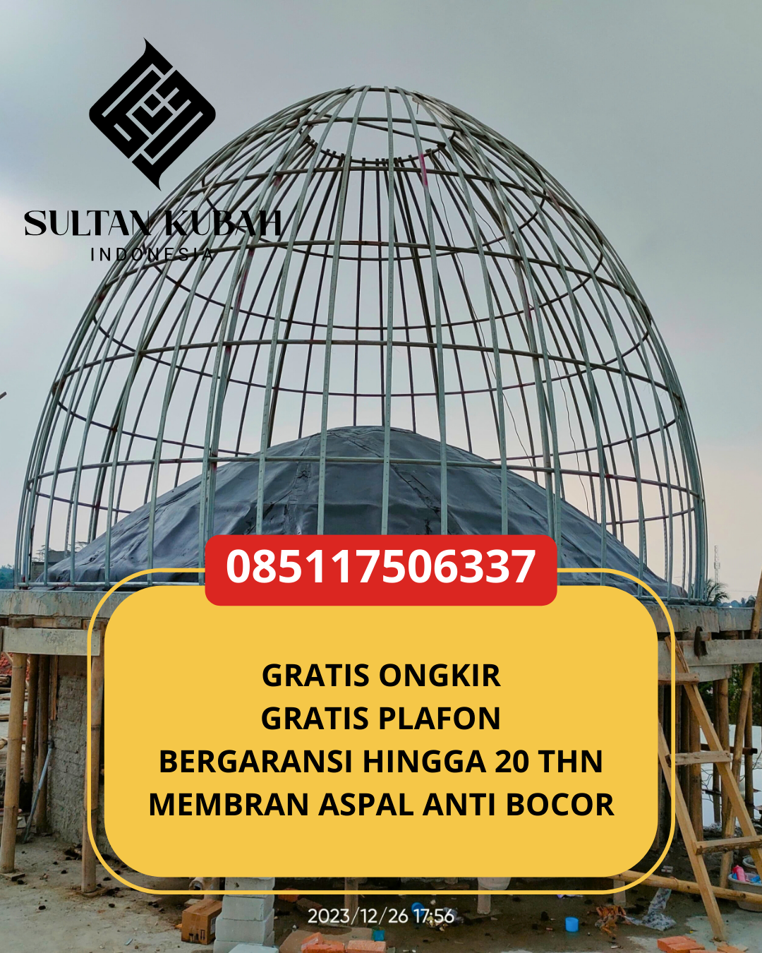 PUSAT KUBAH MASJID BERKUALITAS DI KEC. MANADO UTARA, KOTA MANADO, SULAWESI UTARA (WA: 085117506337)