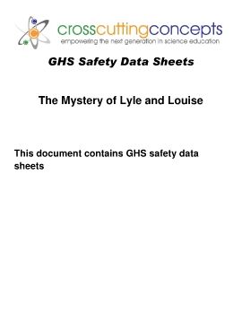 MSDS Sheets