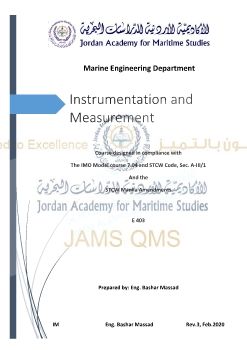 Instrumentation and Measurement