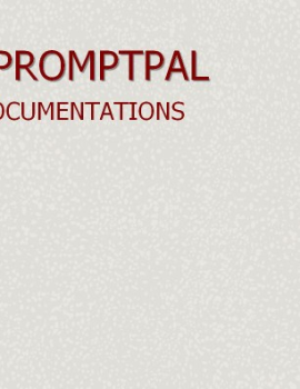 PROMPTPAL DOCUMENTAIONS