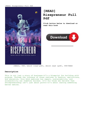 [read] risepreneur full pdf