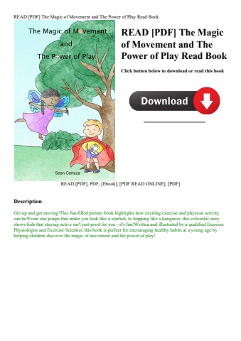 read [pdf] the magic of movement and the power of play read book