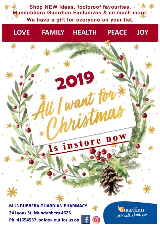 Mundubbera Pharmacy Christmas Exclusives Lookbook 2019