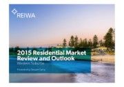 Microsoft PowerPoint - REIWA 2015 Residential Market Review and Outlook - Western Suburbs #2.pptx