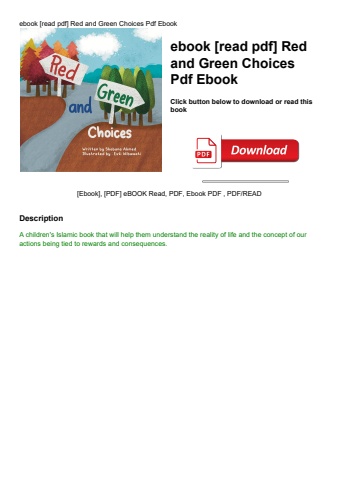 ebook [read pdf] red and green choices pdf ebook
