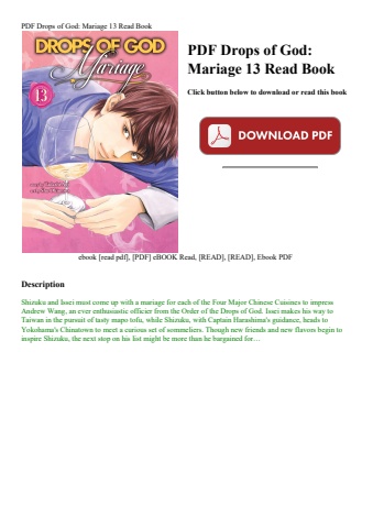 pdf drops of god mariage 13 read book