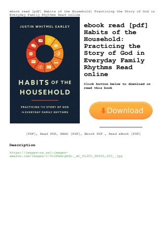 ebook read [pdf] habits of the household practicing the story of god in everyday family rhythms read