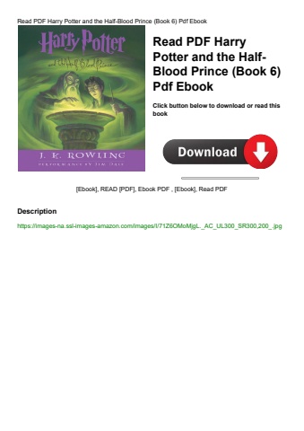 read pdf harry potter and the half-blood prince (book 6) pdf ebook