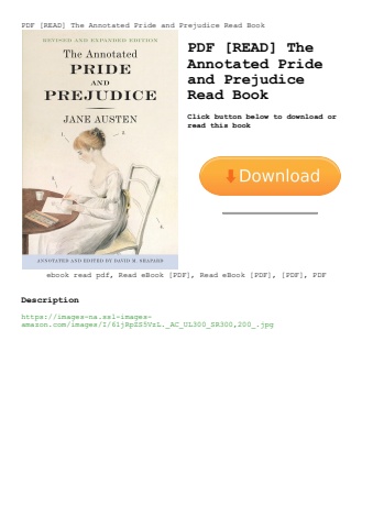 pdf [read] the annotated pride and prejudice read book
