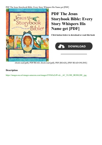 pdf the jesus storybook bible every story whispers his name get [pdf]