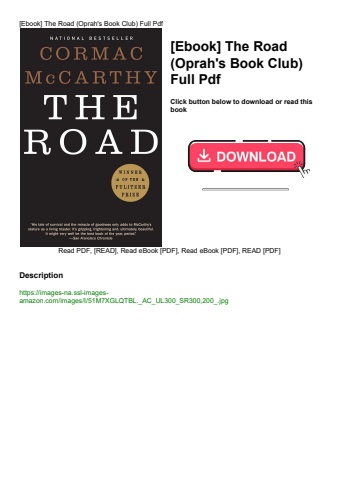 [ebook] the road (oprah's book club) full pdf