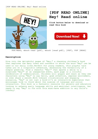 [pdf read online] hey! read online