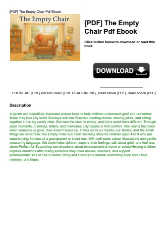 [pdf] the empty chair pdf ebook