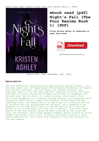 ebook read [pdf] night's fall (the four realms book 1) [pdf]