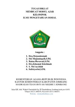 TUGAS MODUL AJAR-P MUSHOLIN