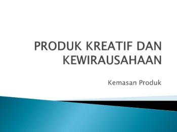 PRODUK KREATIF DAN KEWIRAUSAHAAN NURINA